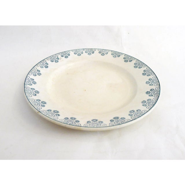 Art Nouveau Terre De Fer Plate Dish in Earthenware by Digoin Sarreguemines, 1890s For Sale - Image 9 of 11