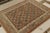Art Deco Rug & Kilim’s European Style Deco Rug in Brown, Gold and Blue Geometric Pattern For Sale - Image 3 of 7
