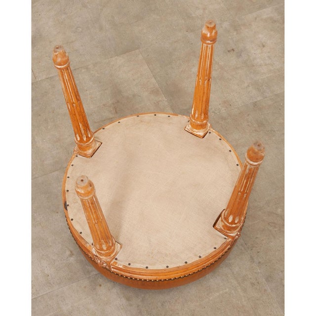 19th Century French 19th Century Louis XVI Style Footstool For Sale - Image 5 of 6
