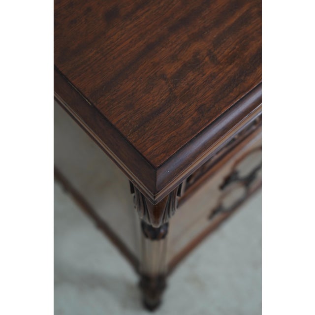 Burger-Klein Vintage Walnut French Carved Chest or Dresser For Sale In Philadelphia - Image 6 of 18