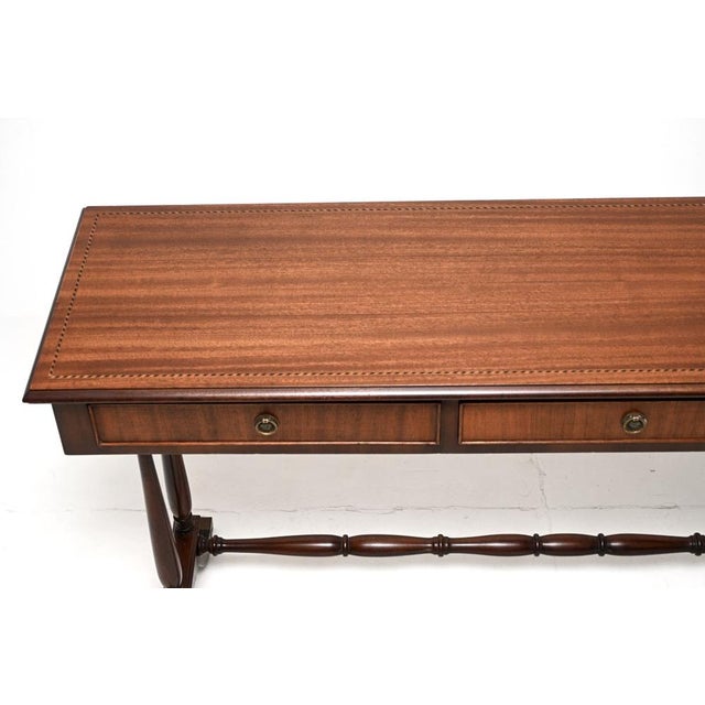Wood Vintage Georgian Console Table, 1950s For Sale - Image 7 of 12