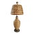 Lamp Seagrass Wicker Rattan & Shade - Rewired For Sale