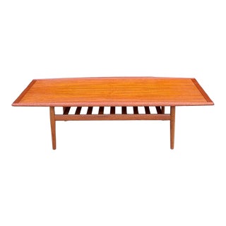 1960s Mid Century Modern Fully Restored Teak Grete Jalk for Glostrup Furniture For Sale
