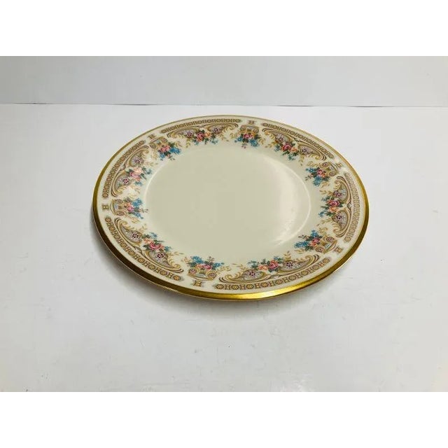 Victorian Vintage Lenox Versailles Dinner Plate For Sale - Image 3 of 5