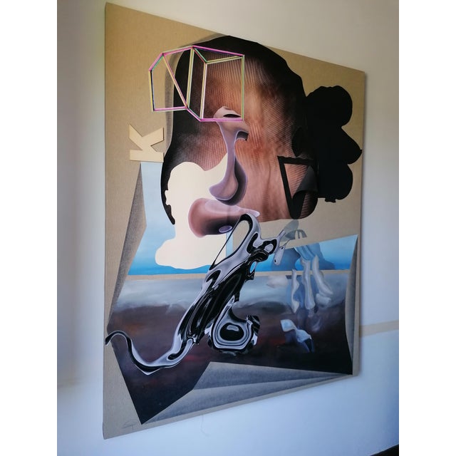 Blue Stefano Mazzolini, FENY, Mixed Media For Sale - Image 8 of 18