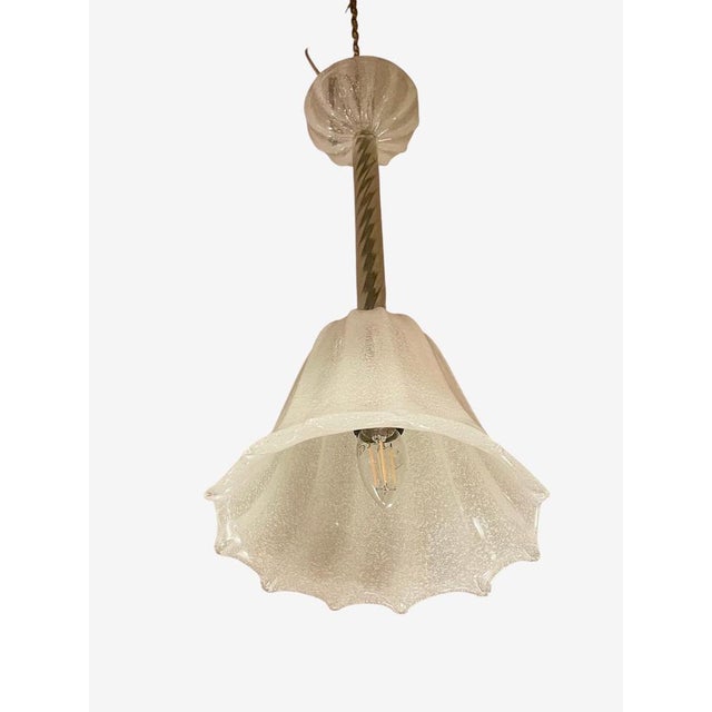 Vintage Italian Pendant Light from Barovier & Toso, 1940 For Sale - Image 3 of 8