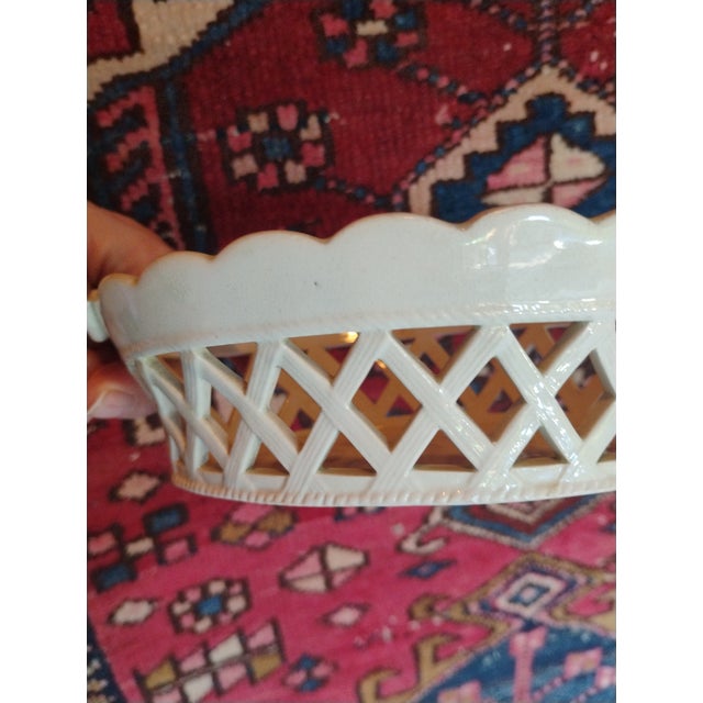 Collected by my Mother in law, she had a large collection of Cream Ware from trips to England. This is a Chestnut or Berry...