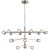 Alloway Large Chandelier in Polished Nickel with Clear Glass Designer: kate spade new york Canopy: 6.25" Round Mounting:...