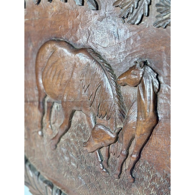 Early 20th Century Folk Art Carved Monoxylous Panels, Set of 3 For Sale - Image 6 of 18