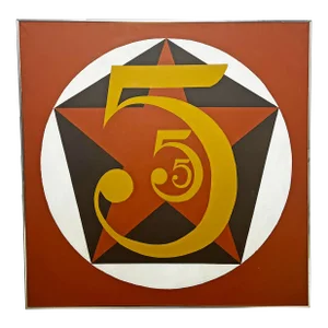 C. 1970s Large Pop Art Painting After Robert Indiana
