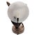 Plastic 1990s Art Deco Style Nude Flapper Lamp by Crosa for Widdop Bingham & Co LTD For Sale - Image 7 of 11