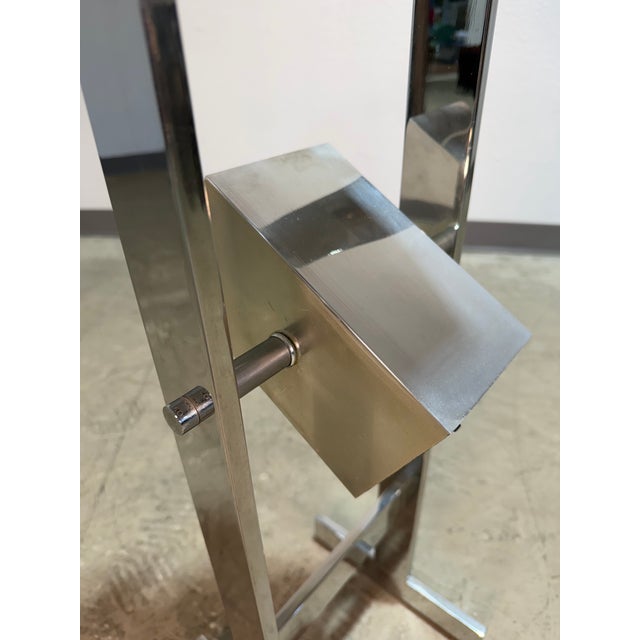 Mid Century Chrome Space Age 3 Light Floor Lamp For Sale - Image 10 of 12