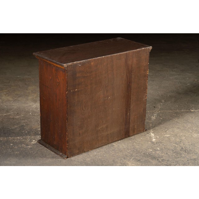 Early 20th Century 16-Drawer Oak Dental Cabinet For Sale - Image 11 of 11