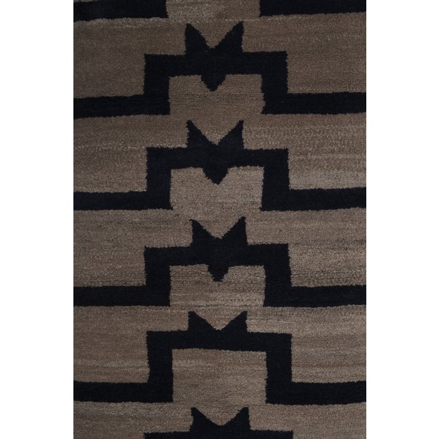 Hand Woven Soft Mohair Wool Long Pile Tulu Carpet 2'8'' X 6'9'' For Sale - Image 6 of 10