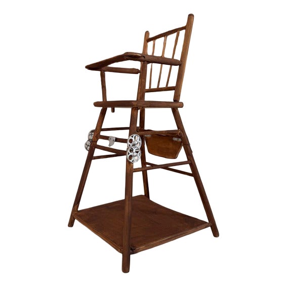 Farmhouse Children's Armchair in Wood For Sale