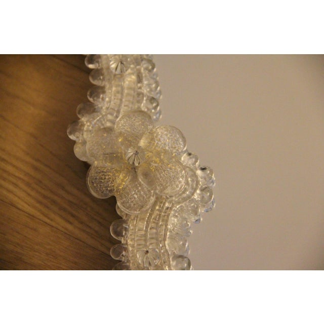 Vintage Venetian Mirror with Small Flowers, 1950 For Sale - Image 11 of 18