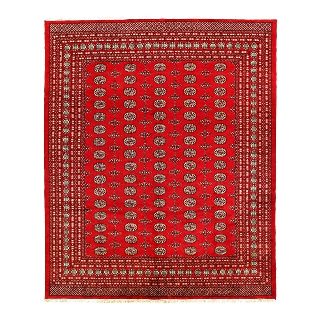 Fine Hand Knotted Bokhara Rug For Sale - Image 12 of 12