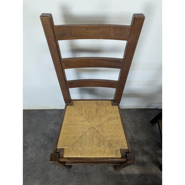 Vintage Brutalist Chairs, Set of 5 For Sale - Image 6 of 9