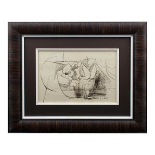 André Lhote Cubist Composition Pen Drawing circa 1910 For Sale