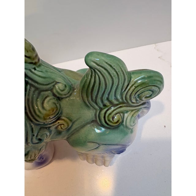 1970s Vintage Chinoiserie Foo Dogs - A Pair For Sale - Image 5 of 12