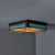 Green 1970s Veca Glass Wall or Ceiling Lamp in the Manner of Max Ingrand For Sale - Image 8 of 16
