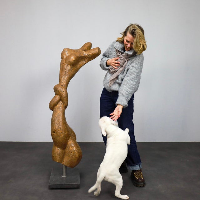 Europsyche knoop is a unique contemporary sculpture by chris overvelde, created in the netherlands in 2018. The work...