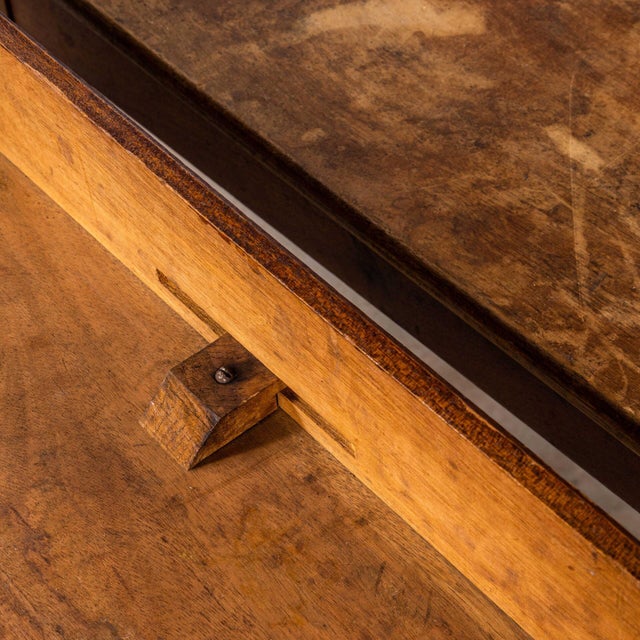 Small French Bobbin Leg Kitchen Dining Table, 1940s For Sale - Image 14 of 16