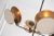 Visual Comfort Thomas O'Brien for Visual Comfort Signature Osiris Large Reflector Chandelier in Bronze & Hand-Rubbed Antique Brass with Linen Diffuser For Sale - Image 4 of 6
