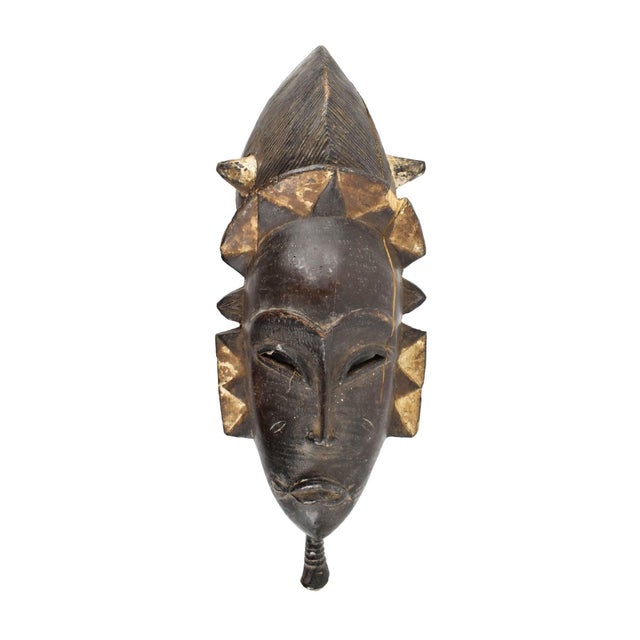 Early 20th Century Yaure Baule Portrait Mask Côte d'Ivoire For Sale In Denver - Image 6 of 7