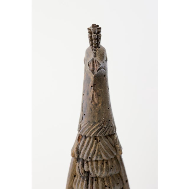 Early 18th Century Wooden Barrel Stopper with Traces of Polychromy, France, 1700s For Sale - Image 5 of 7