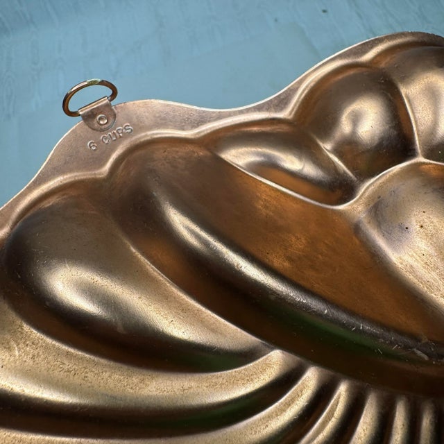 1970s Vintage Copperware Lobster and Shell Molds- Set of Two For Sale - Image 5 of 7