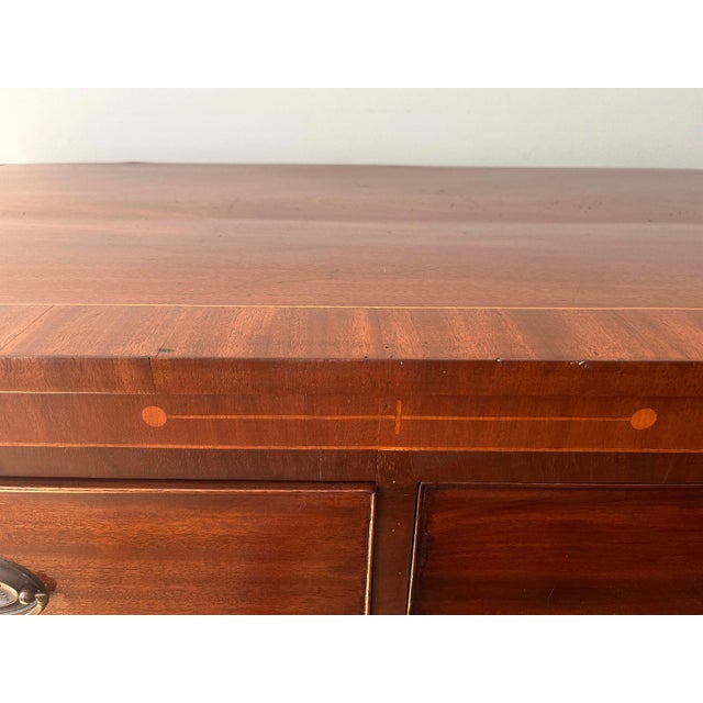 American 19th c. Hepplewhite Kentucky Cherry Chest of Drawers For Sale - Image 3 of 9