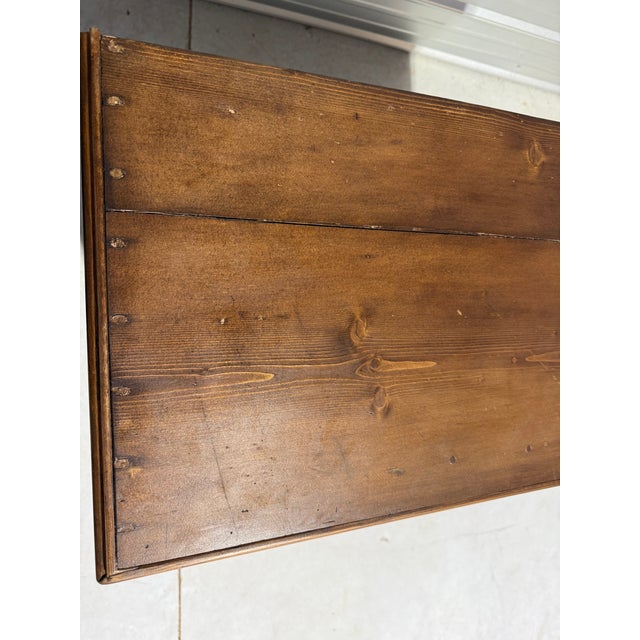 Antique Pine Three Drawers - Chest of Drawers From England For Sale - Image 13 of 18