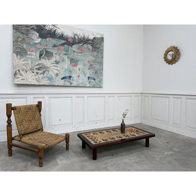 Chaty Enameled Lava Table from Vallauris, 1960s For Sale - Image 6 of 7