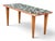 Mid-Century Modern Brecciated Marble Coffee Table With Copper Flat Moulding Frame For Sale - Image 10 of 17
