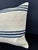 Contemporary Turkish Hemp Pillow Cushion Natural Beige Blue Cushion Cover 20"x20" For Sale - Image 3 of 4