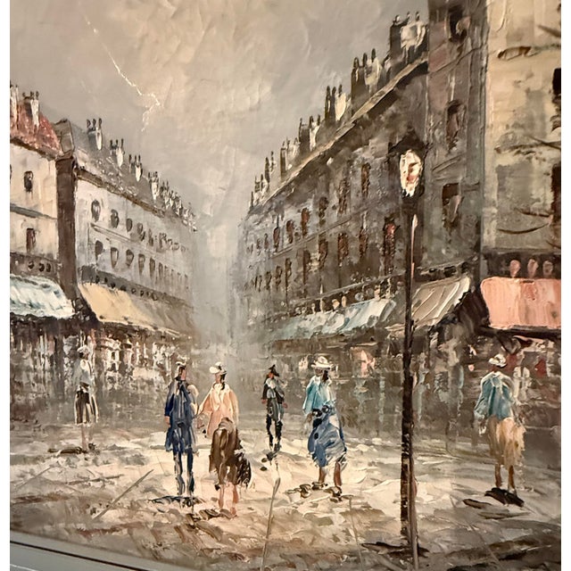 Late 1960 Century Burnett Oil Painting on Canvas 20 X 24 With Frame For Sale - Image 4 of 12