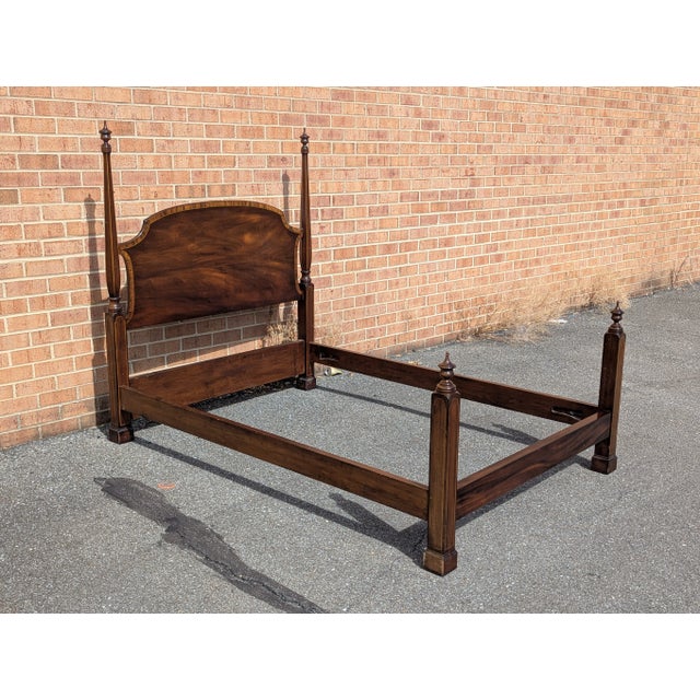 This is a terrific, heirloom-quality headboard and footboard set, crafted from solid wood in a traditional Old-World...