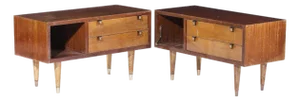 Modern Sideboards in Mahogany, Set of 2