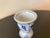 Early 20th Century Antique German Blue and White Porcelain Egg Holder Cup For Sale In New York - Image 6 of 12