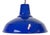 Industrial Blue Enamel Factory Pendant Lamp, 1960s For Sale - Image 17 of 17