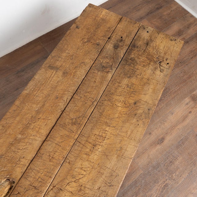 Wood 20th Century Hungarian Rustic Coffee Table For Sale - Image 7 of 12