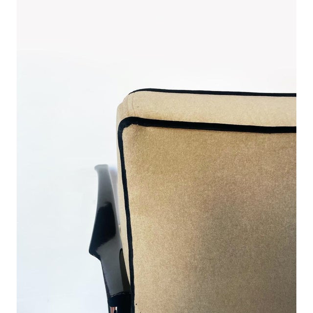 Wood Set of Deco Armchairs in the style of Paolo Buffa, 1950s For Sale - Image 7 of 11