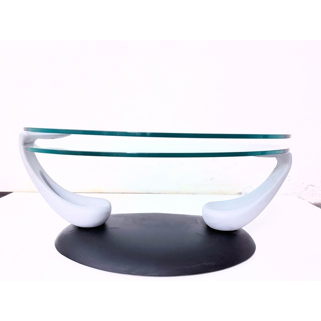 Postmodern Vintage Naos Papillon Coffee Table by Gamba & Guerra, Italy, 1980s For Sale - Image 3 of 11