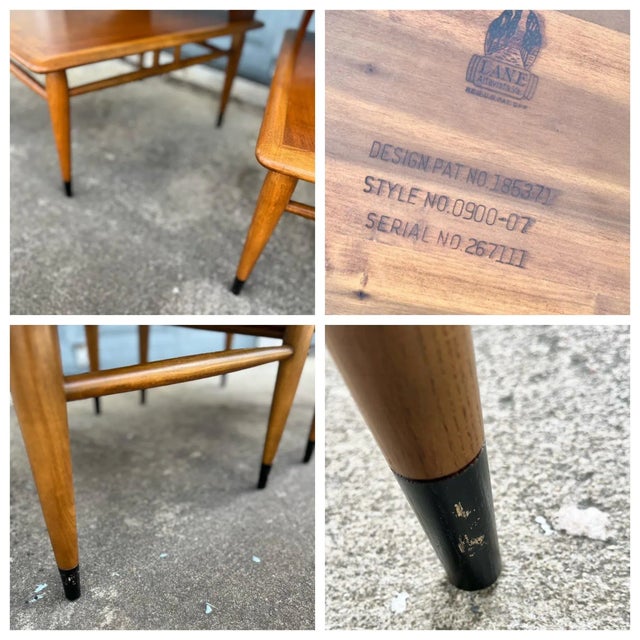 Pair of Lane Acclaim Two-Tier Side Tables For Sale - Image 12 of 12