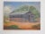 1927 Edward Harker Old Barn Painting For Sale - Image 4 of 4
