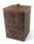 Rustic European 1920s Solid Heavy Wood Carved Covered Box For Sale - Image 3 of 12
