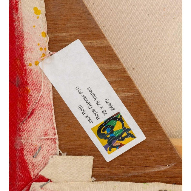 Jack Roth "Rope Dancer #10" Acrylic on Canvas, '80 For Sale - Image 13 of 13