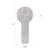 White Hansford Keyhole Vase- Tall For Sale - Image 8 of 10