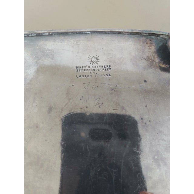 Early 20th Century Mappin & Webb Silverplate Decorative Basket For Sale - Image 10 of 10